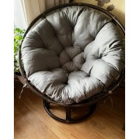 Кругла подушка на крісло папасан (діаметр на замовлення)