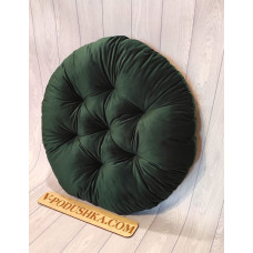 Кругла подушка на крісло папасан - тканина велюр