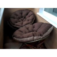Кругла подушка на крісло - діаметр на замовлення