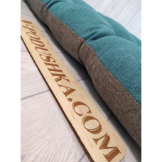 Подушка на меблі з палет на замовлення - тканина рогожка
