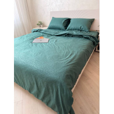 Постільна білизна мікросатин смарагдові гілочки 