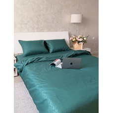 Постільна білизна мікросатин смарагдові гілочки 