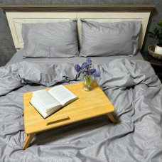 Постільна білизна мікросатин сірі гілочки 