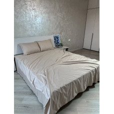 Постільна білизна мікросатин смужка беж Постільна білизна мікросатин смужка беж