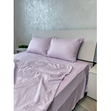 Постільна білизна мікросатин смужка (колір фіалка) Постільна білизна мікросатин смужка (колір фіалка)
